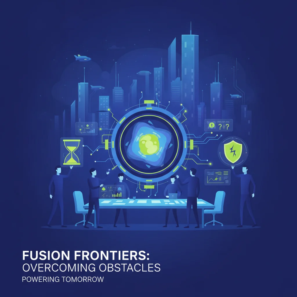 Desafios na tecnologia de fusão nuclear, com foco na inovação e superação.